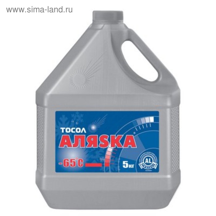 Тосол Аляска А-65, 5 кг антифриз хим синтез дзержинский тосол а 40м стандарт качества 5 кг
