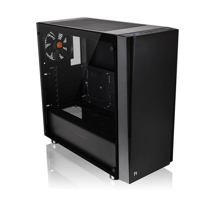Корпус Thermaltake Versa J21 TG без БП ATX 2x120mm 2xUSB2.0 2xUSB3.0 audio bott PSU черный