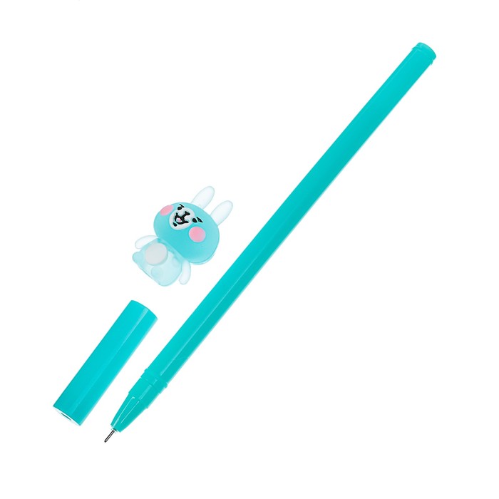Ручка гелевая-прикол МИКС Зайка