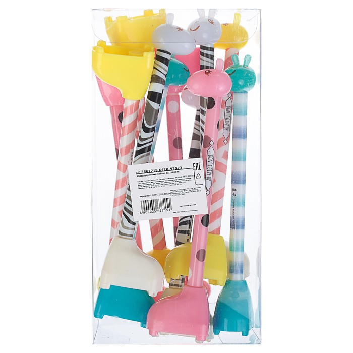 Ручка гелевая-прикол МИКС Зебра