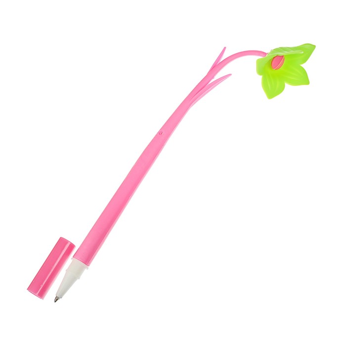 Ручка шариковая-прикол Цветы МИКС