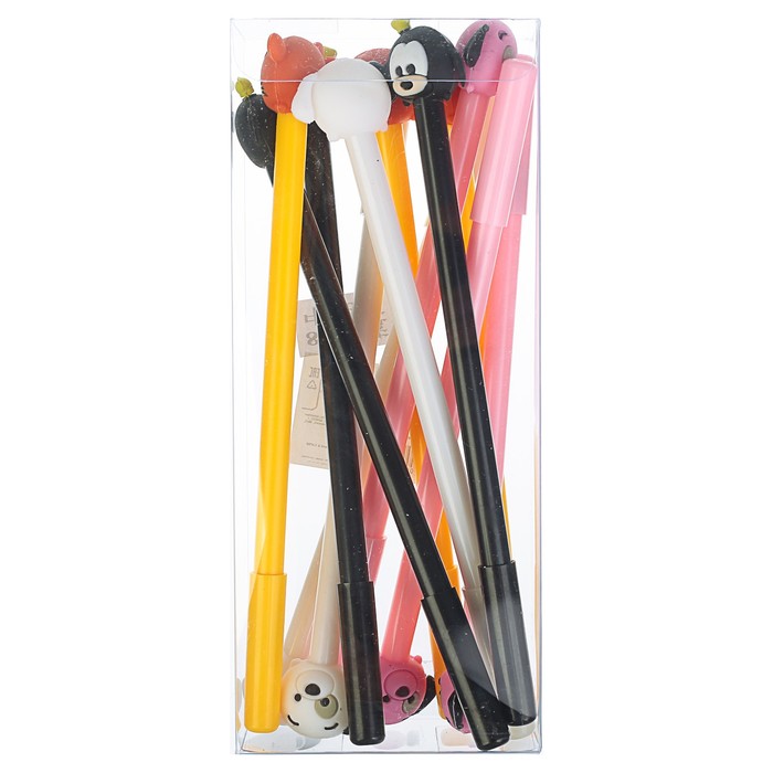 Ручка гелевая-прикол МИКС Звери