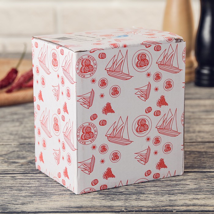 Набор для специй "Моряк на лодочке", 2 шт: солонка, перечница