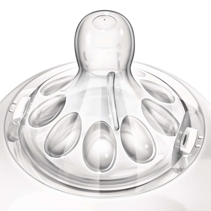 Соска силиконовая (быстрый поток, 6мес+, 2 шт.) Philips Avent, серия Natural