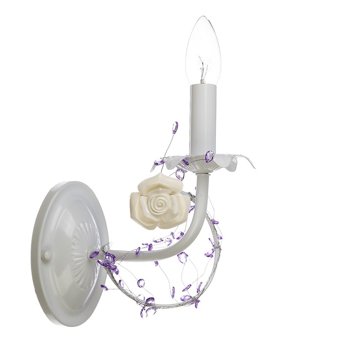 Бра "Палермо" 1x60Вт E27 белый