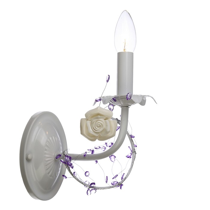 Бра "Палермо" 1x60Вт E27 белый