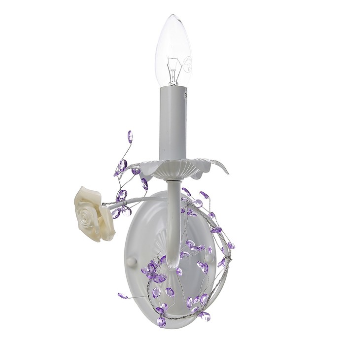 Бра "Палермо" 1x60Вт E27 белый