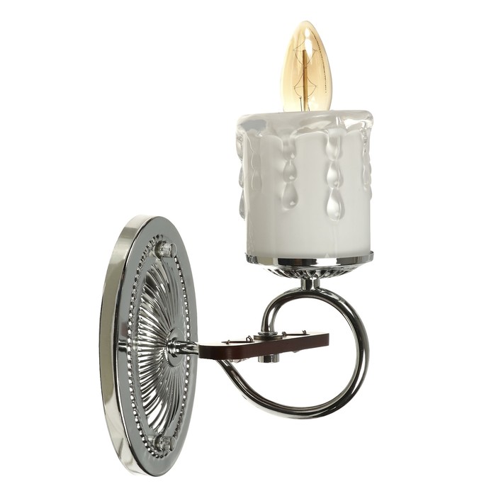 Бра "Элла" 1xE14 60Вт хром 20х11х28см.