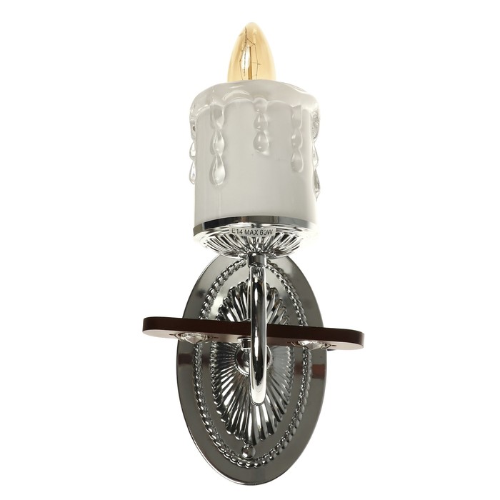 Бра "Элла" 1xE14 60Вт хром 20х11х28см.