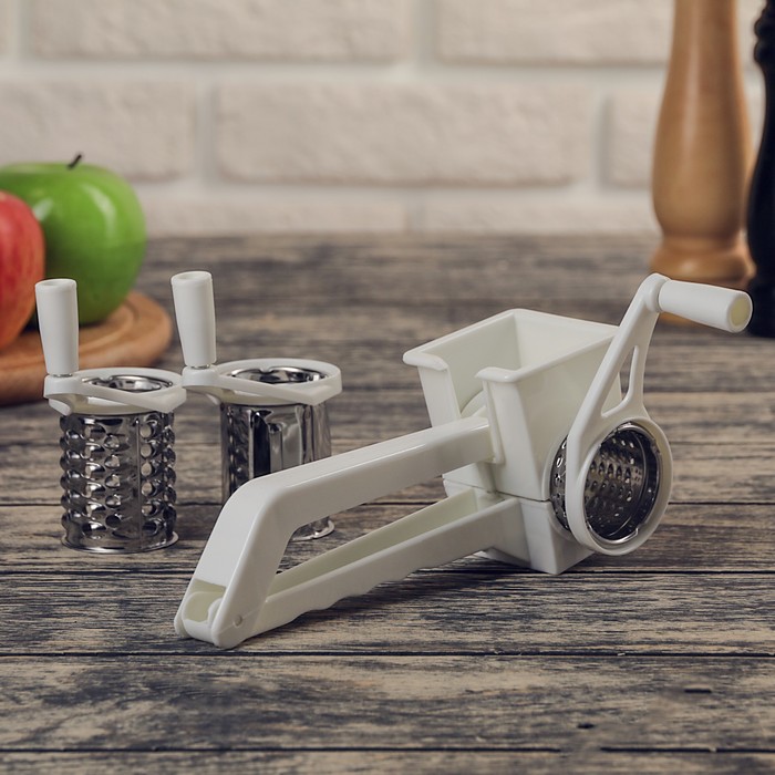 Терка барабанного типа "Карусель", 3 насадки