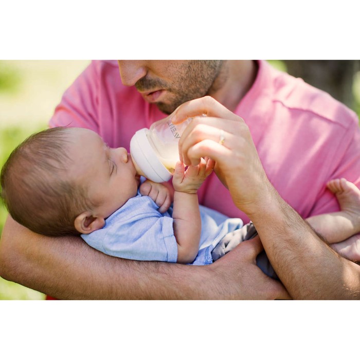 Бутылочка из стекла (120 мл, 0мес+) Philips Avent, серия Natural