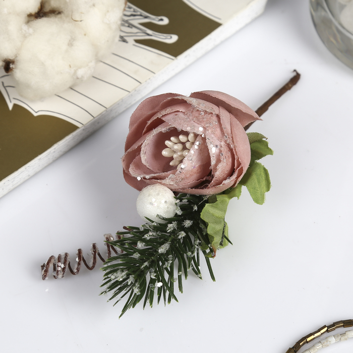 Декор для творчества "Зимний букетик" 11,5 см