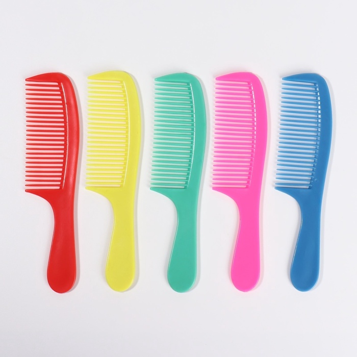 Расчёска с ручкой, цвет МИКС