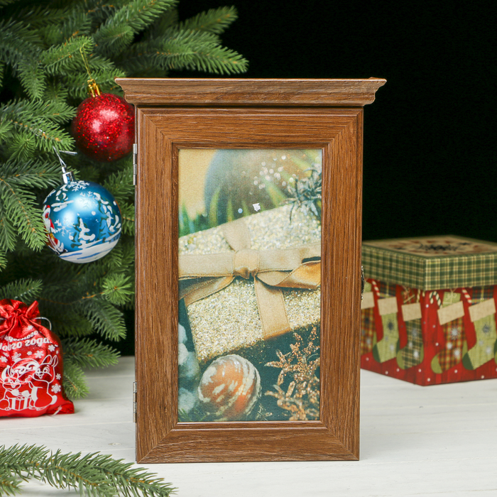 Ключница "Подарок" Шоколад 28,5х20х6 см