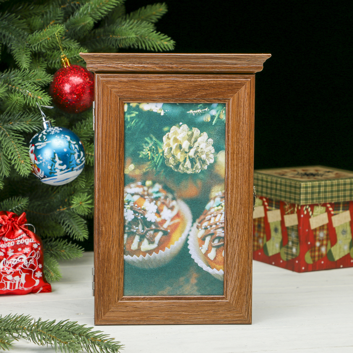 Ключница "Новогоднее угощение" Шоколад 28,5х20х6 см