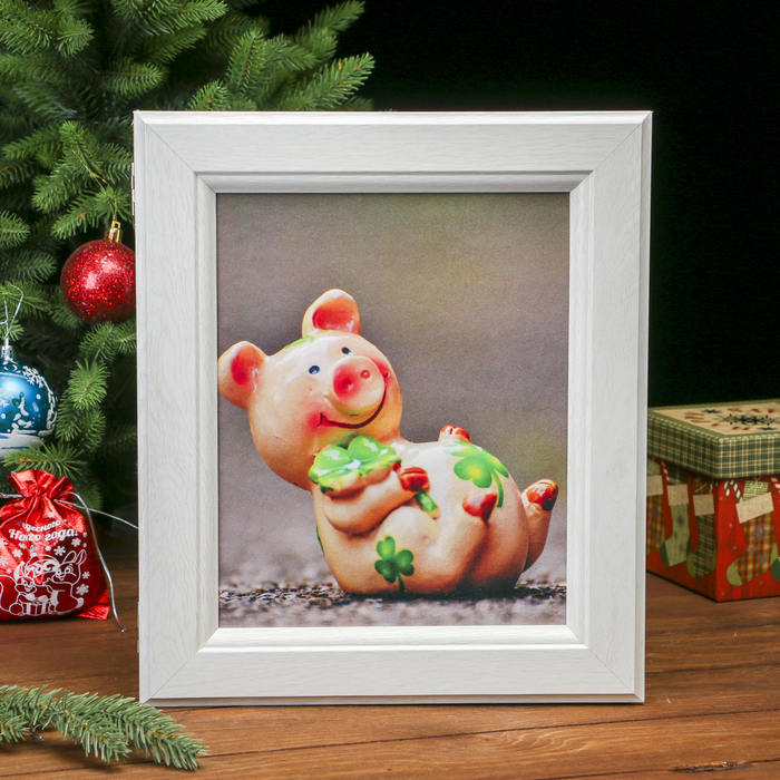 Ключница Картина "Поросенок" Жемчуг 34,5х29,5х5 см