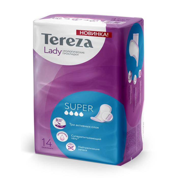 Прокладки урологические TerezaLady Super, 14 шт в упаковке