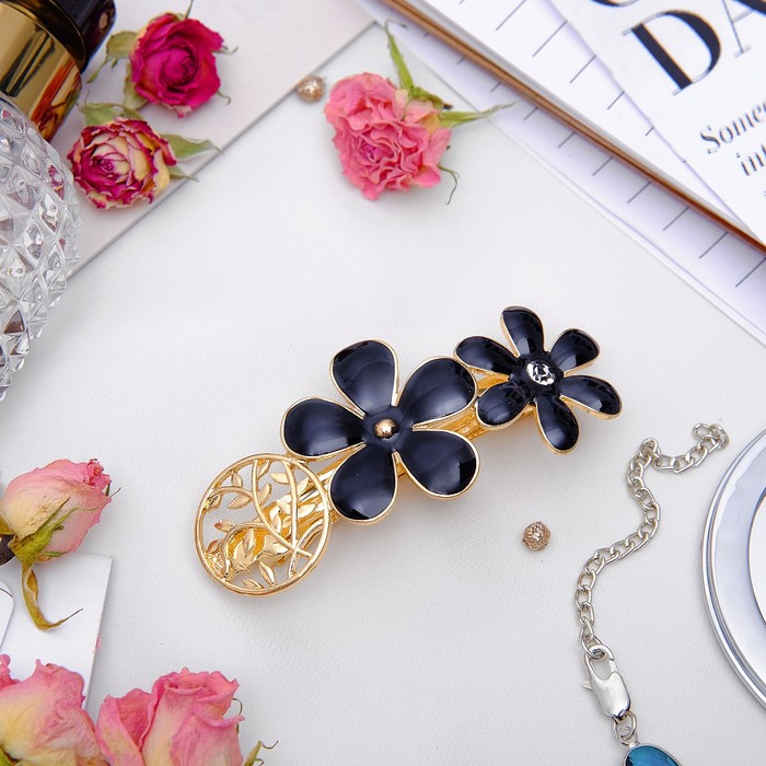 Автомат для волос "Агата"8 см, цветы