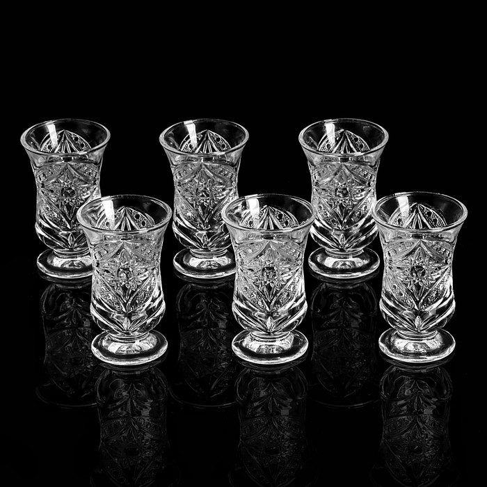 Набор рюмок 50 шт "Северная звезда", 6 шт