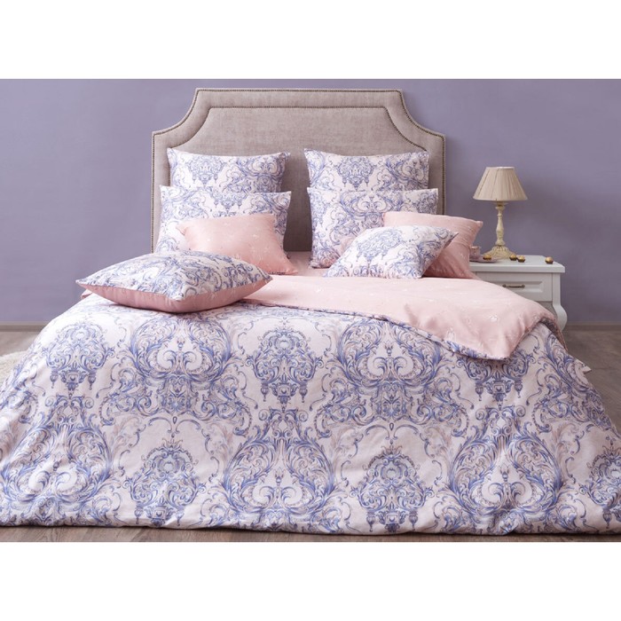 КПБ "Марсель жёмчуг/3" 1,5 сп 156х220 см, 140х205 см, 70х70 см-2 шт., сатин 130 г/м2