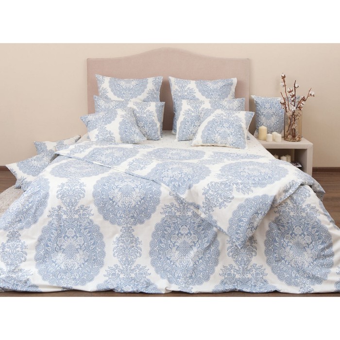 КПБ "Сицилия деним" дуэт, 220х240 см, 140х205 см-2 шт., 70х70 см-2 шт., бязь 142 г/м2