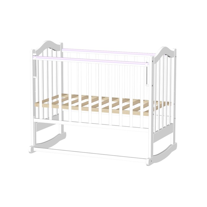 Кровать детская "Лана 6", белая