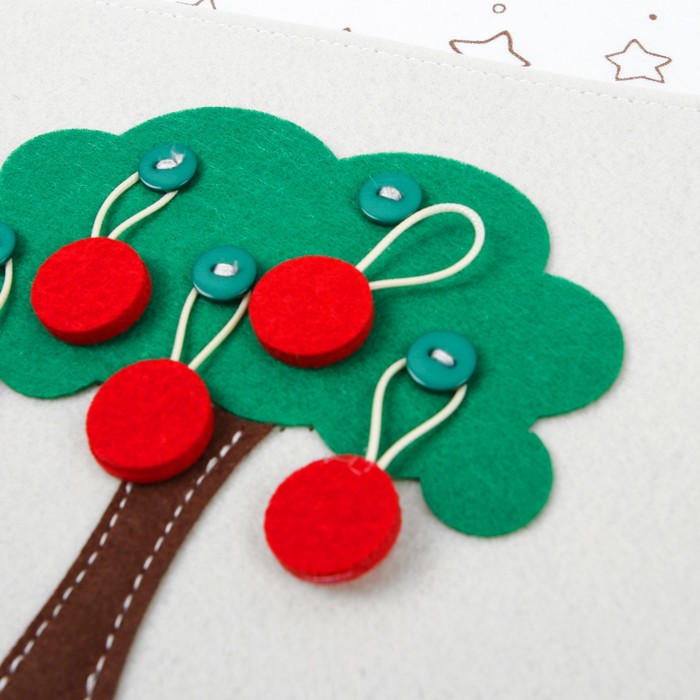 Развивающая книжка из фетра "Давай играть", 4 лист, 19 х 19 см