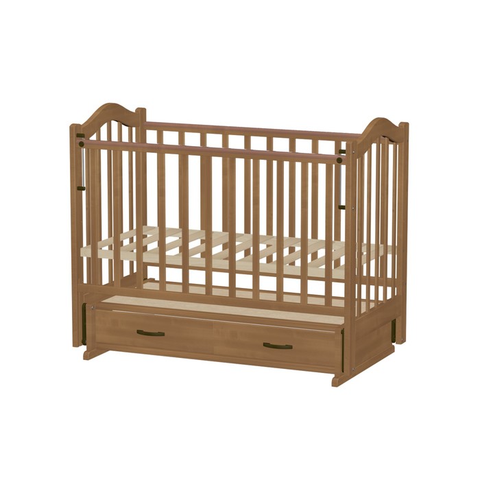 Кровать детская "Лана 4"  с сердцем, орех