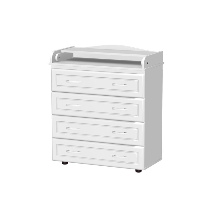 Комод пеленальный "Мишка 1", белый