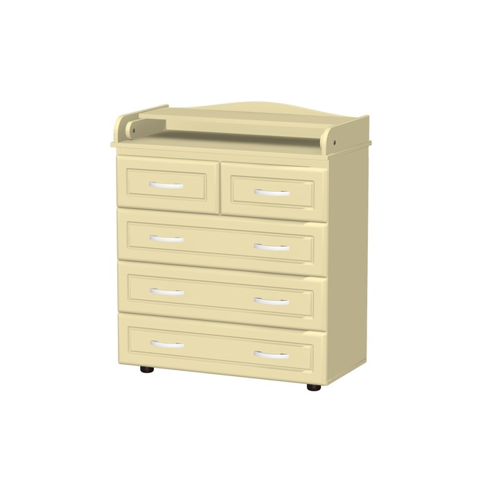 Комод пеленальный "Мишка 2" , слоновая кость