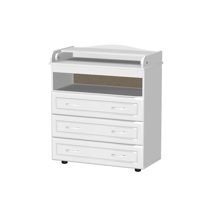 Комод пеленальный "Мишка 3", белый