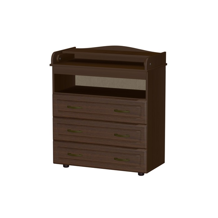 Комод пеленальный "Мишка 3", орех