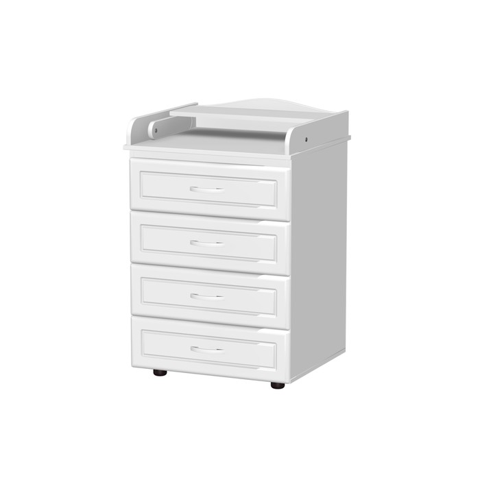 Комод пеленальный "Мишка 4", белый