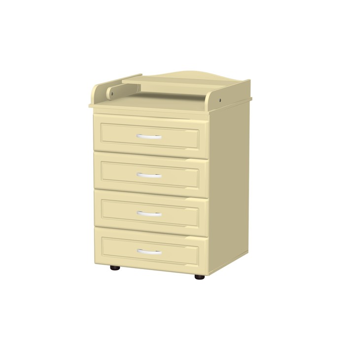 Комод пеленальный "Мишка 4", слоновая кость