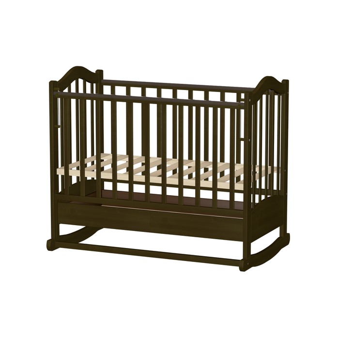 Кровать детская "Лана 1", тёмный орех