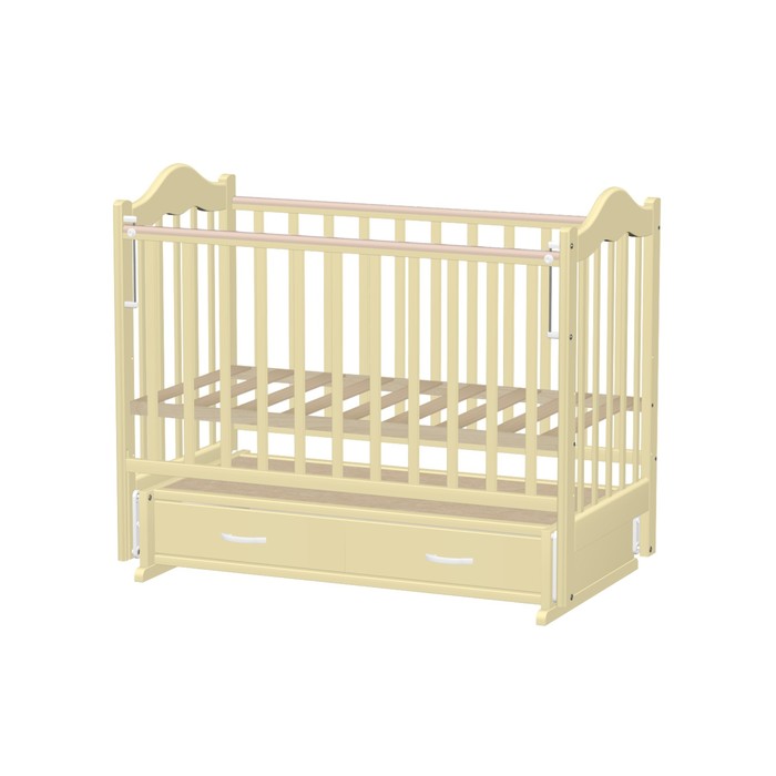 Кровать детская "Кира 4", слоновая кость