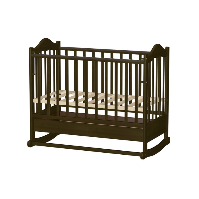 Кровать детская "Кира 1", тёмный орех