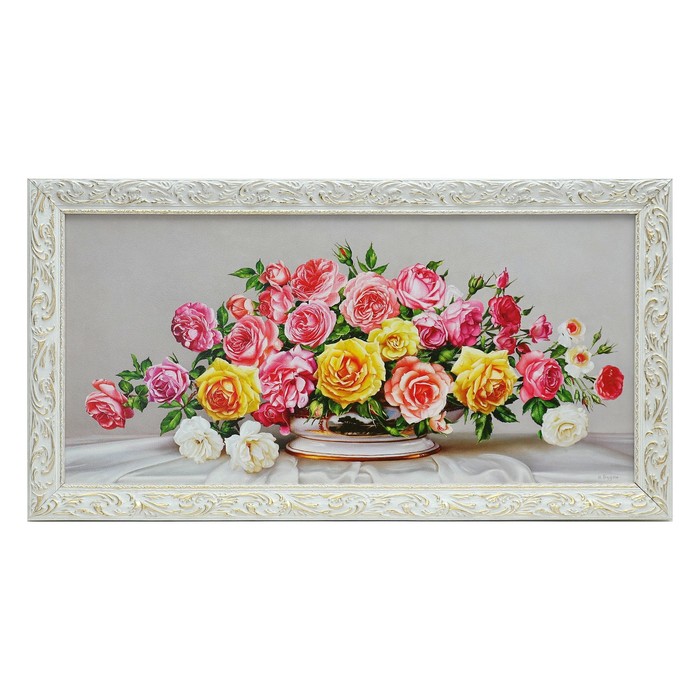 Картина "Букет роз" 40*77 см