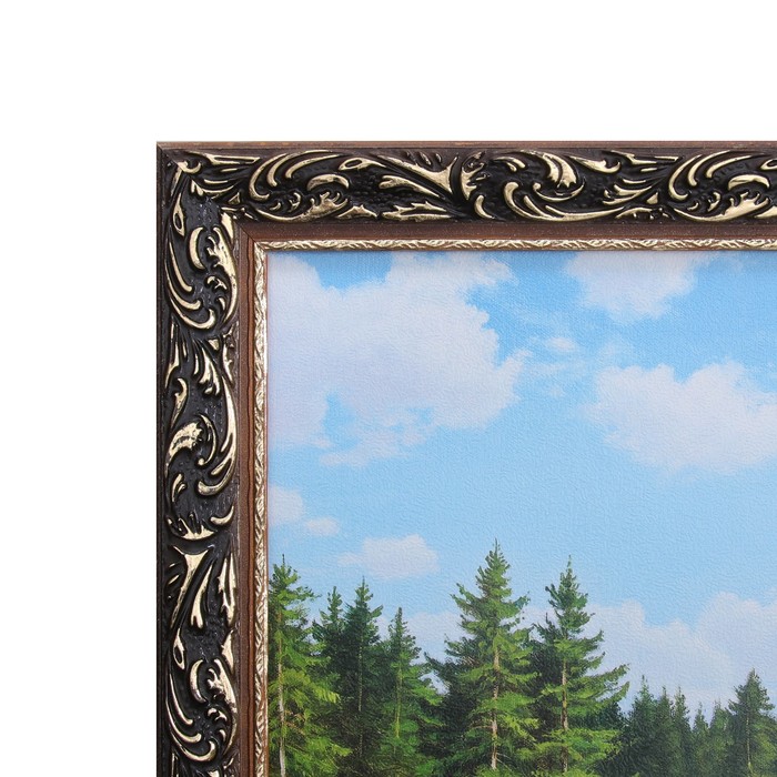 Картина "Лесное озеро" 67*107см