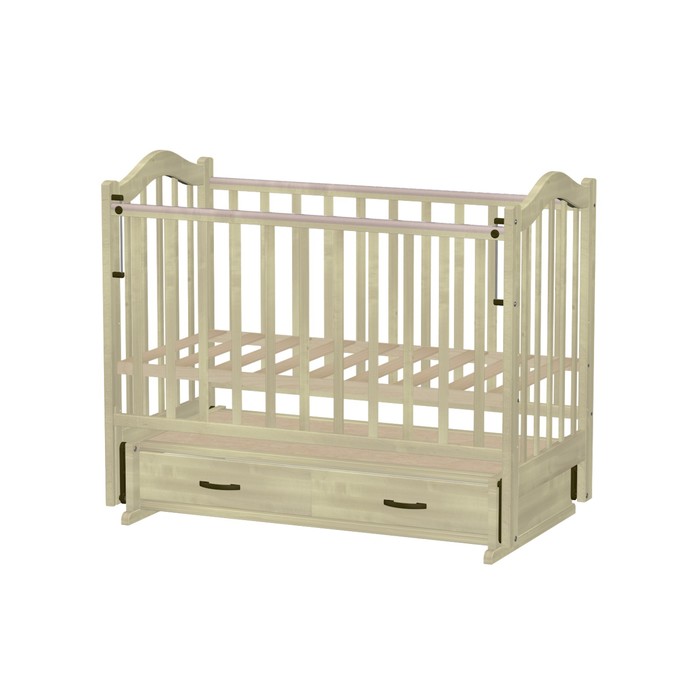 Кровать детская "Лана 4"  с сердцем, мёд