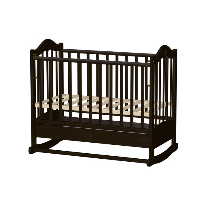 Кровать детская "Лана 2" с сердцем, венге