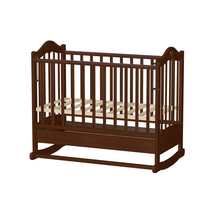 Кровать детская "Лана 2" с сердцем, вишня