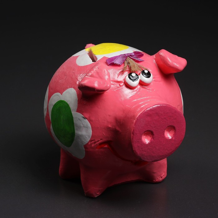 Копилка "Поросенок розовая мечта" 12х9,5х13см