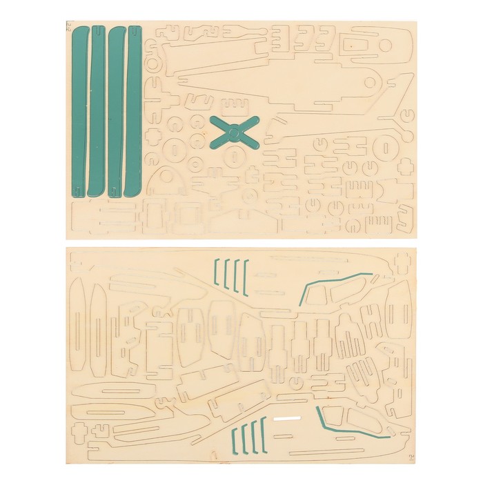 Конструктор 3 Д "Вертолёт. Апачи"