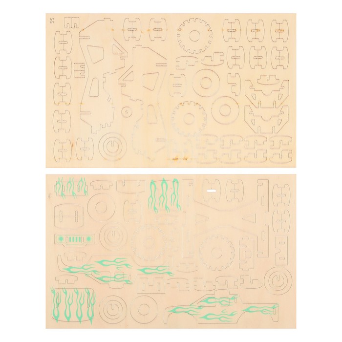 Конструктор 3Д "Грузовик - монстр"