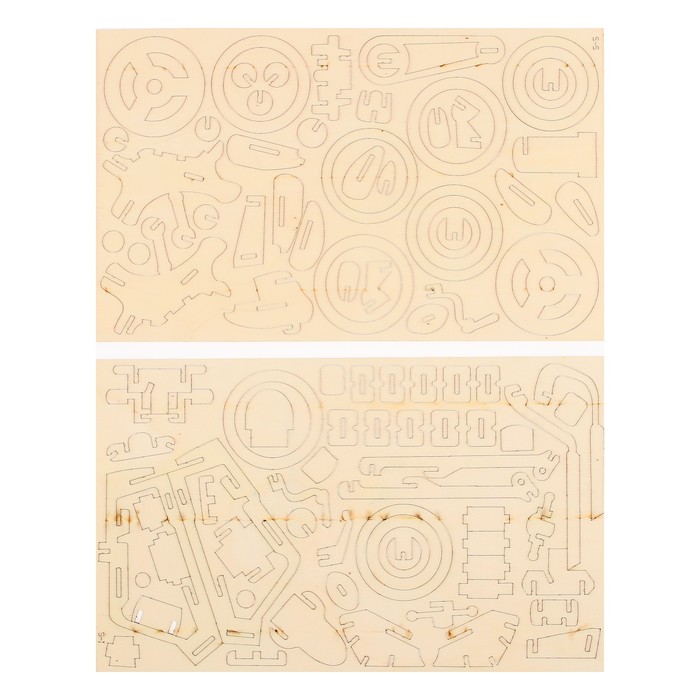 Конструктор 3Д "Мотоцикл. Молния"