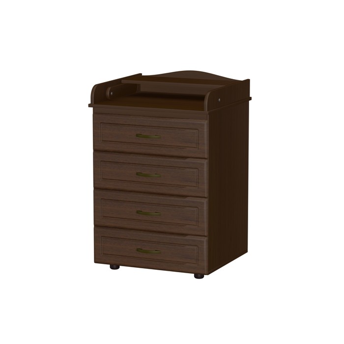 Комод пеленальный "Мишка 4", орех