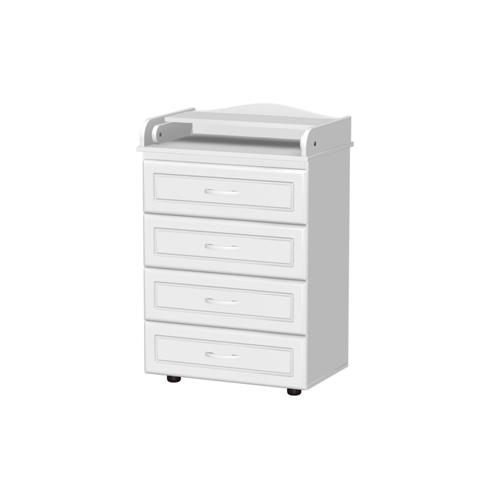 Комод пеленальный "Мишка 5", белый