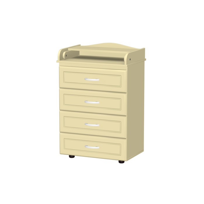 Комод пеленальный "Мишка 5", слоновая кость