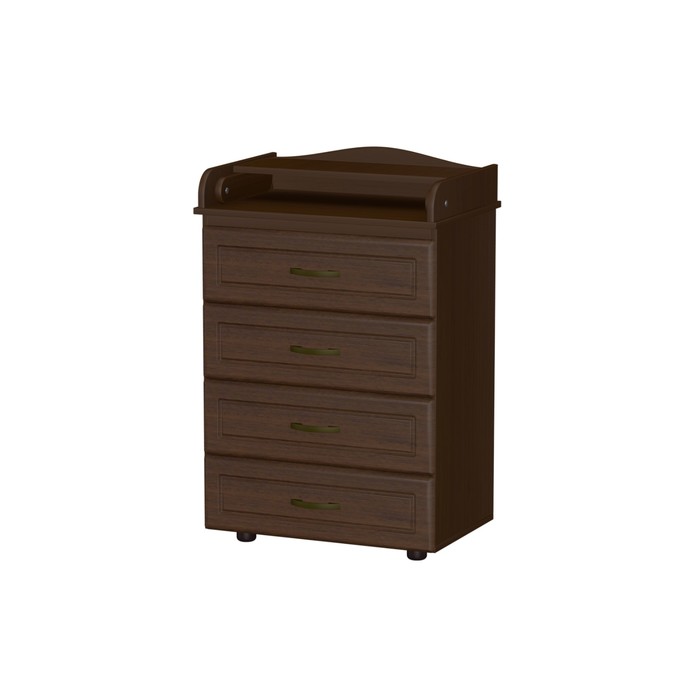 Комод пеленальный "Мишка 5", орех